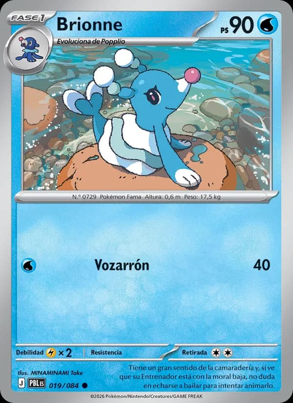 Brionne card in Spanish
