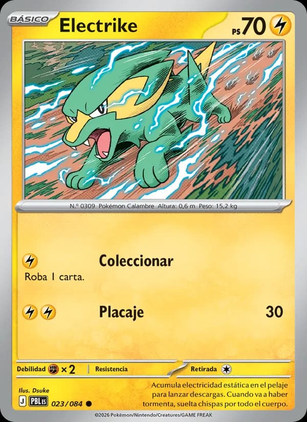 Electrike card in Spanish