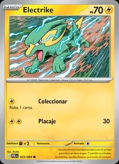 Electrike card in Spanish