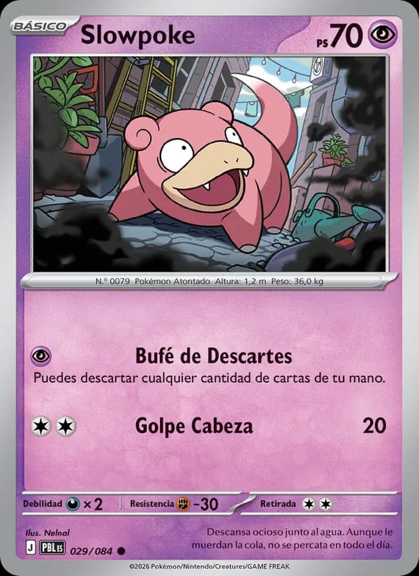 Slowpoke card in Spanish