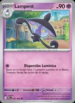 Lampent card in Spanish