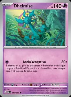 Dhelmise card in Spanish