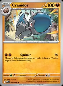 Cranidos card in Spanish
