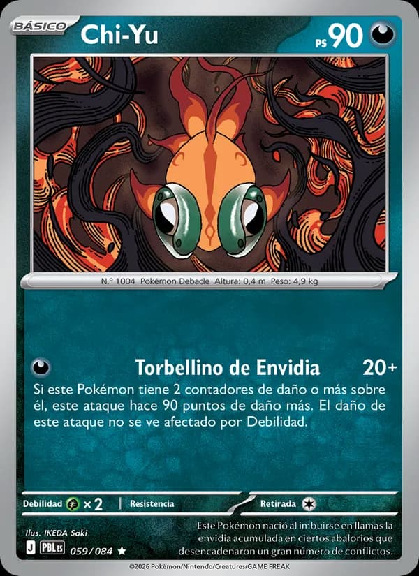 Chi-Yu card in Spanish