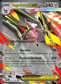 Mega-Excadrill ex card in Spanish