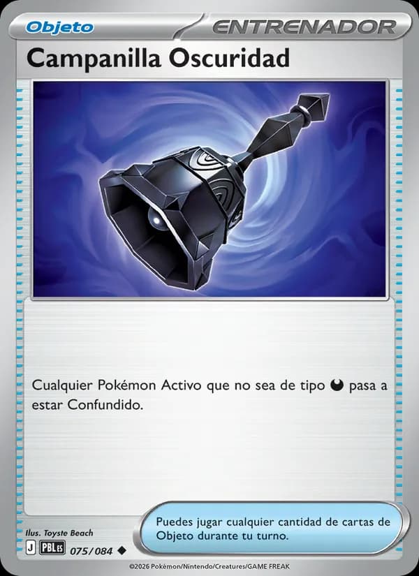 Campanilla Oscuridad card in Spanish