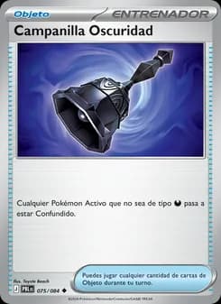 Campanilla Oscuridad card in Spanish