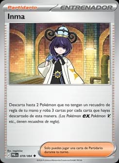 Inma card in Spanish