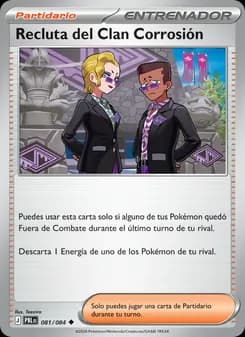 Recluta del Clan Corrosión card in Spanish