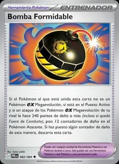 Bomba Formidable card in Spanish