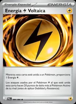 Energía Lightning Voltaica card in Spanish