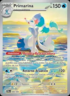 Primarina card in Spanish