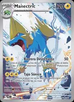 Manectric card in Spanish