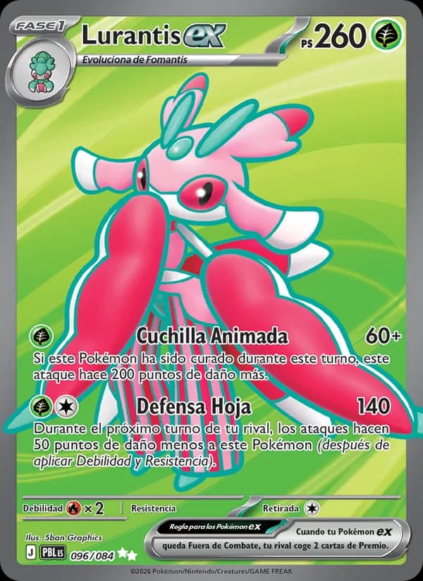 Lurantis ex card in Spanish