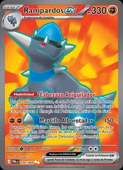 Rampardos ex card in Spanish