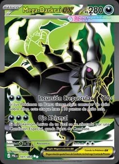 Mega-Darkrai ex card in Spanish