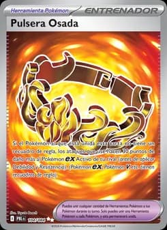 Pulsera Osada card in Spanish