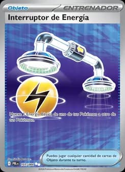 Interruptor de Energía card in Spanish