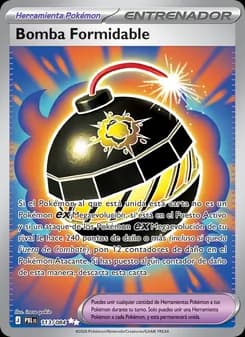 Bomba Formidable card in Spanish