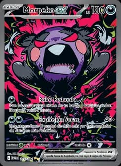 Morpeko ex card in Spanish