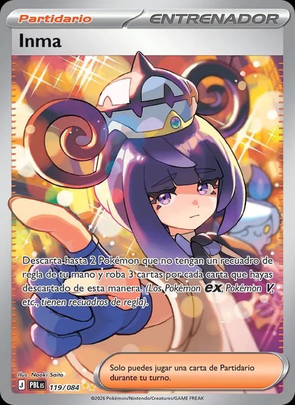Inma card in Spanish