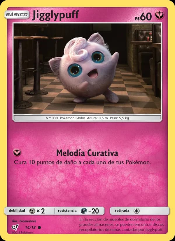 Jigglypuff card in Spanish