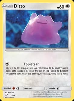 Ditto card in Spanish