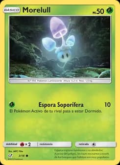 Morelull card in Spanish