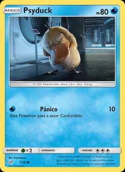 Psyduck card in Spanish