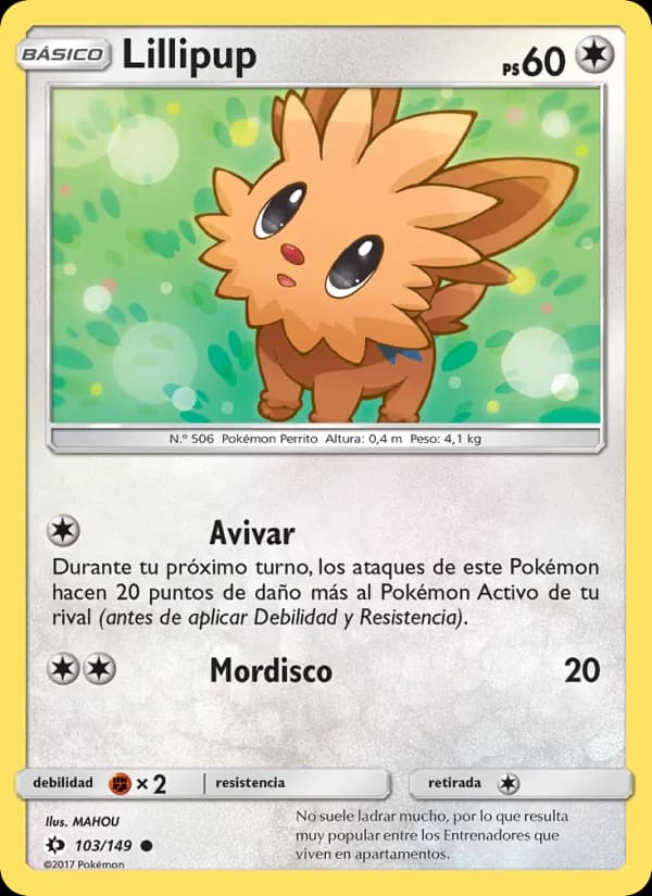 Lillipup card in Spanish