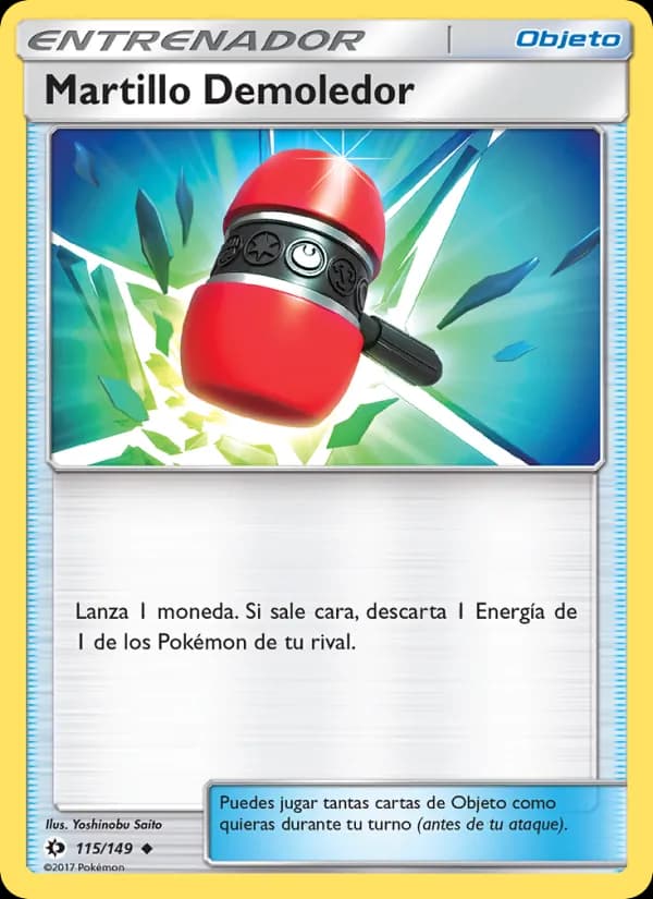 Martillo Demoledor card in Spanish