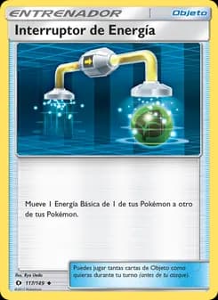 Interruptor de Energía card in Spanish