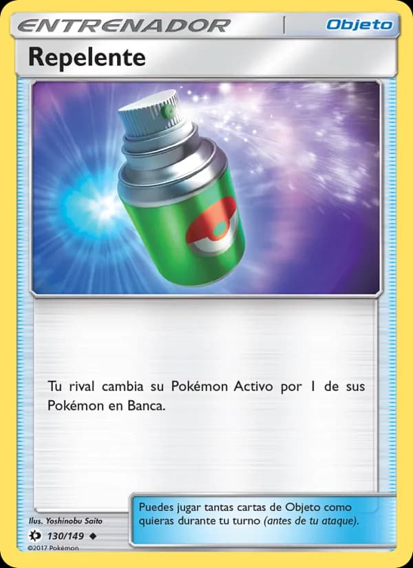 Repelente card in Spanish