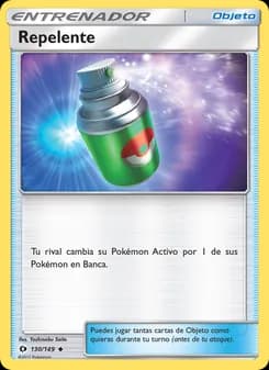 Repelente card in Spanish