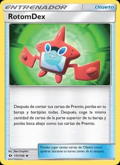 RotomDex card in Spanish