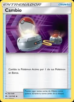 Cambio card in Spanish