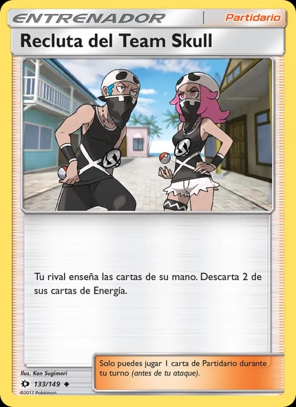 Recluta del Team Skull card in Spanish