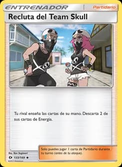 Recluta del Team Skull card in Spanish