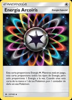 Energía Arcoíris card in Spanish