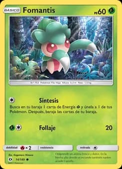 Fomantis card in Spanish