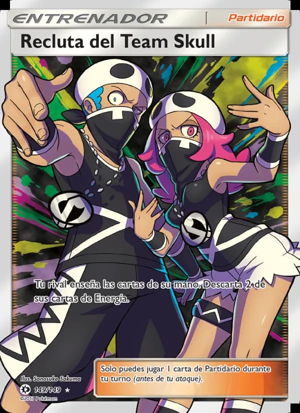 Recluta del Team Skull card in Spanish