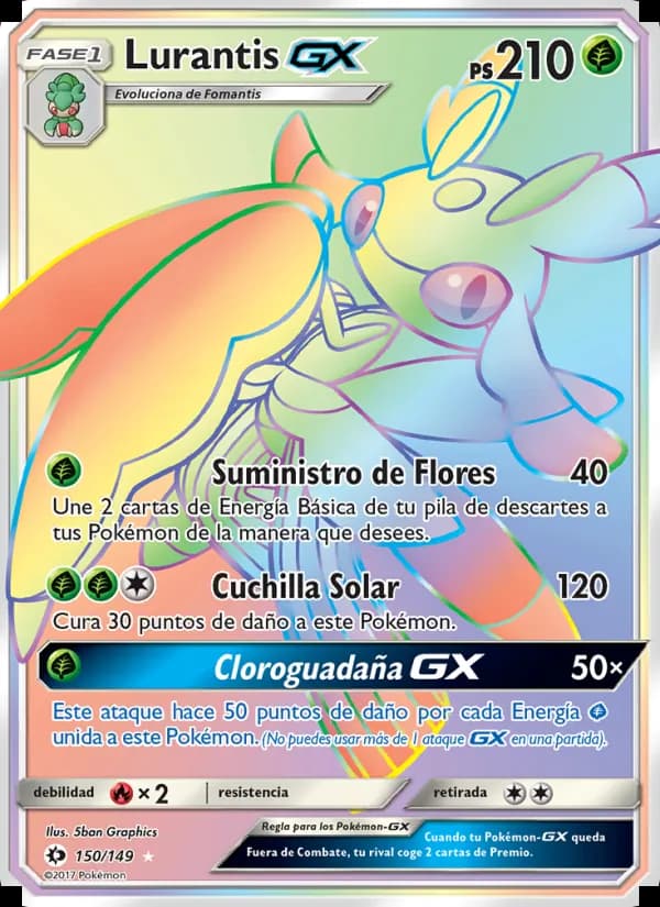Lurantis GX card in Spanish