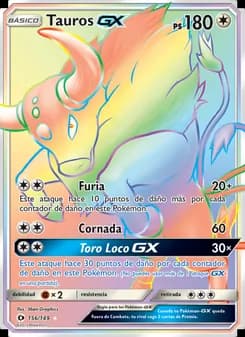 Tauros GX card in Spanish