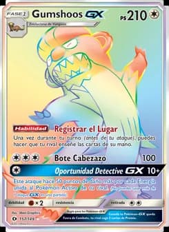 Gumshoos GX card in Spanish