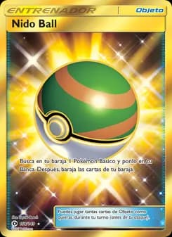 Nido Ball card in Spanish