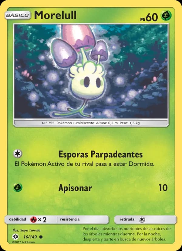 Morelull card in Spanish