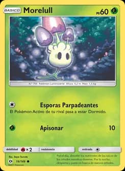 Morelull card in Spanish