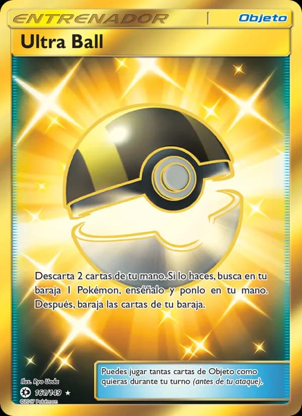 Ultra Ball card in Spanish