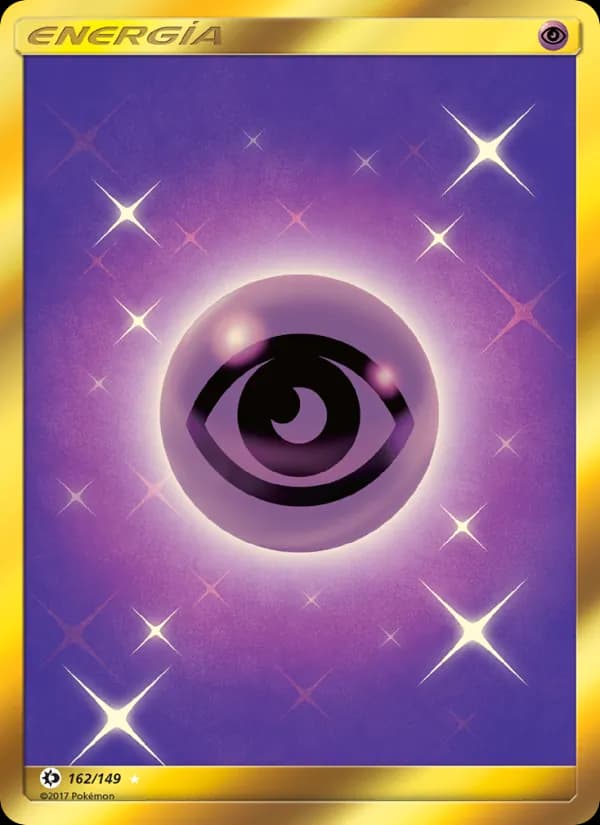 Energía Psíquica card in Spanish