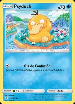 Psyduck card in Spanish